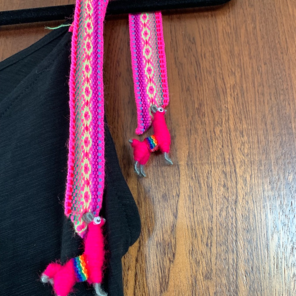 Pitusa Black Dress with Pink Accents - Picture 9 of 14